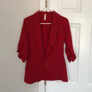 Lulus red blazer size small red jacket